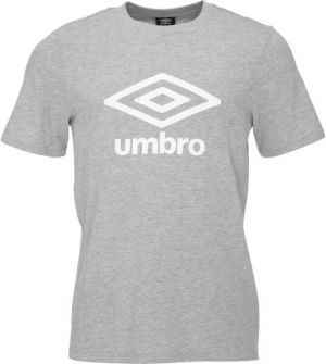 Umbro LARGE LOGO TEE ESSENTIALS Pánske tričko, sivá, veľkosť