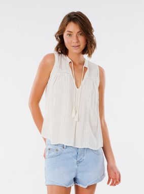 White Sleeveless Rip Curl - Women