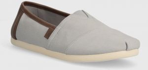 Espadrilky Toms Alpargata šedá farba, 10020888