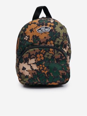 Brown-green Womens Flowered Backpack VANS - Women