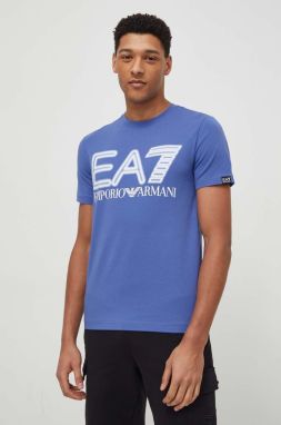 Tričko EA7 Emporio Armani pánsky, s potlačou