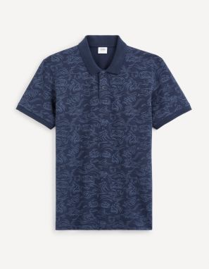 Celio Polo Pique Gevague T-Shirt - Mens