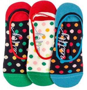 Meatfly 3 PACK - dámske ponožky Low socks S19 C / Big Dot s 2