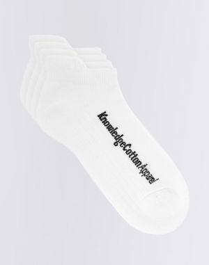 Knowledge Cotton 2-pack footie 1010 Bright White