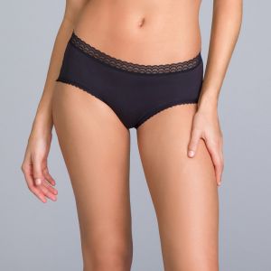 PLAYTEX MIDI BRIEF - Dámske čipkované nohavičky - čierna