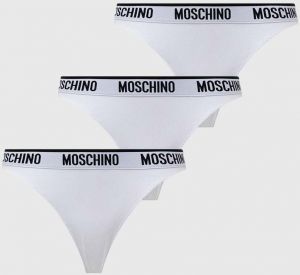 Tangá Moschino Underwear 2-pak biela farba, 13074406