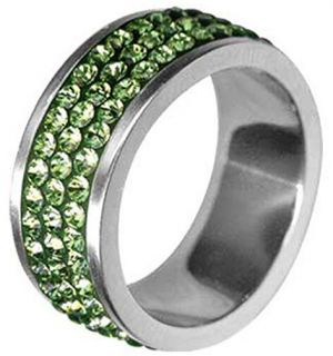 Tribal Prsteň RSSW03-PERIDOT 48 mm