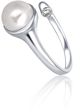 JwL Luxury Pearls Strieborný prsteň s pravou perlou JL0624