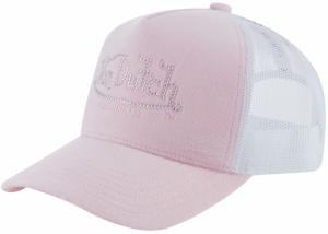 Von Dutch Originals Čiapka 'MIAMI'  ružová / strieborná / biela