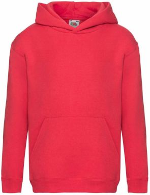 Czerwona bluza dziecięca Hooded Sweat Fruit of the Loom