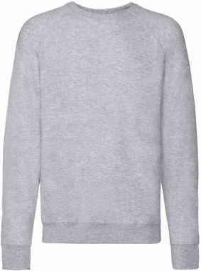 Szara bluza męska Lightweight Raglan Sweat Fruit of the Loom