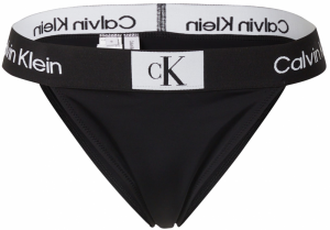 Calvin Klein Swimwear Bikinové nohavičky  čierna / biela