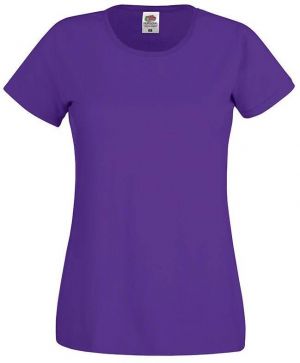 Purple Lady fit Women's T-shirt Original Fruit of the Loom