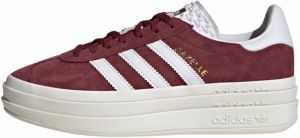 ADIDAS ORIGINALS Nízke tenisky 'Gazelle Bold'  zlatá / tmavočervená / biela