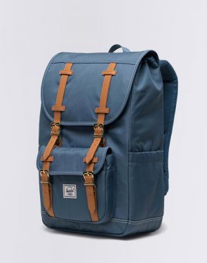 Herschel Supply Little America Mid-Volume Blue Mirage/Natural/Wht Stitch 21