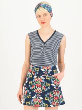 Dark blue Ladies Floral Skirt Blutsgeschwister - Ladies