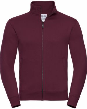 Men's Zip Up Sweatshirt - Authentic R267M 80% Plain Ring-Spun Cotton 20% Polyester (Three-Layer Fabric) 280g