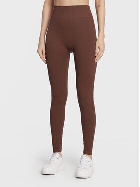 Gina Tricot Legíny Sky Seamless 16565 Hnedá Slim Fit