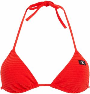 Calvin Klein Swimwear Bikinový top  červená / čierna / biela