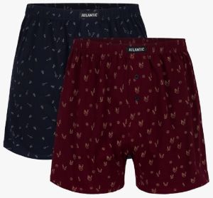 Boxer shorts Atlantic 2MBX-013 A'2 S-3XL navy blue-wine 04