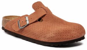 Birkenstock Boston Suede Embossed Narrow Fit