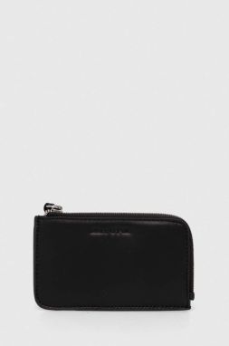 Kožená peňaženka Marc O'Polo dámska, čierna farba, 40319905001114
