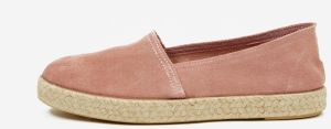 Espadrilky, slip on pre ženy OJJU - staroružová