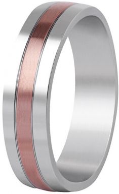 Beneto Bicolor prsteň z ocele SPP10 50 mm