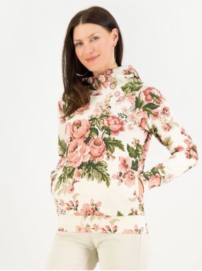 Creamy Women's Floral Sweatshirt Blutsgeschwister - Women