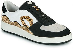 Nízke tenisky Bons baisers de Paname  LOULOU BLANC NOIR LEOPARD