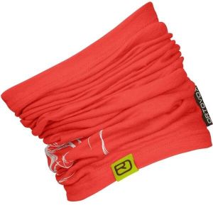 ORTOVOX 120 TEC LOGO NECKWARMER Nákrčník, červená, veľkosť