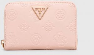 Peňaženka Guess JENA dámsky, ružová farba, SWPG92 20400