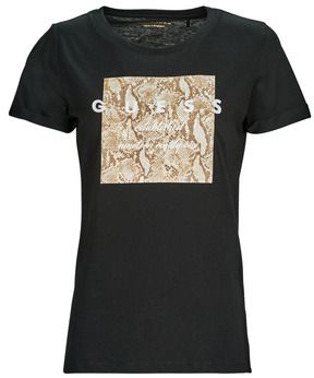 Tričká s krátkym rukávom Guess  SS RN PYTHON TEE