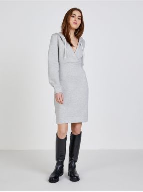 Light Grey Pencil Hoodie Guess Beckette - Women