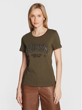 Guess Tričko Mirela W2BI16 I3Z13 Zelená Regular Fit