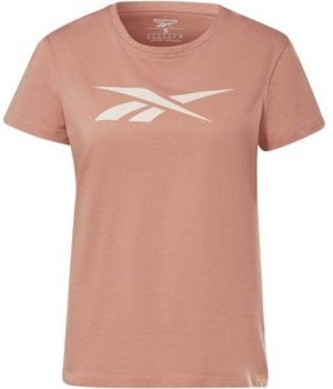 Reebok TE GRAPHIC VECTOR TEE Dámske tričko, hnedá, veľkosť