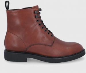 Kožené topánky Vagabond Shoemakers pánske, hnedá farba