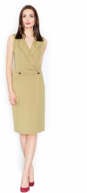 Figl Woman's Dress M443 Olive