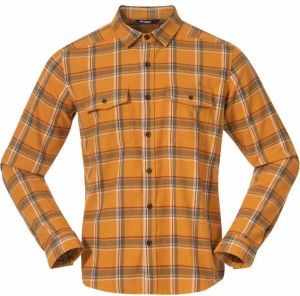 Bergans TOVDAL Pánska flanelová košeľa, khaki, veľkosť