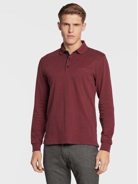 Pierre Cardin Polokošeľa 30104/000/3005 Bordová Regular Fit