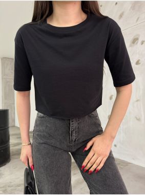 BİKELİFE Women's Oversize Crop T-Shirt