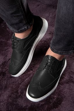 Ducavelli Night Genuine Leather Men's Casual Shoes, Summer Shoes, Lightweight Shoes, Lace-Up Leather Shoes.