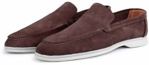 Ducavelli Facile Suede Genuine Leather Men's Casual Shoes Loafer Shoes Brown