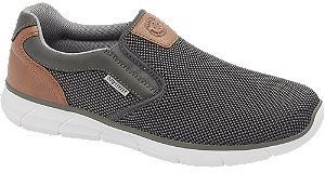 Sivo-hnedé komfortné slip-on tenisky Easy Street