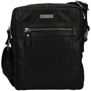 Lagen Pánska kožená crossbody taška blc/4428/21 black