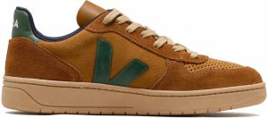 Veja V-10 Suede Camel/Cyprus Multicolor