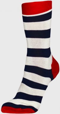 Ponožky Happy Socks Stripe modro-červené