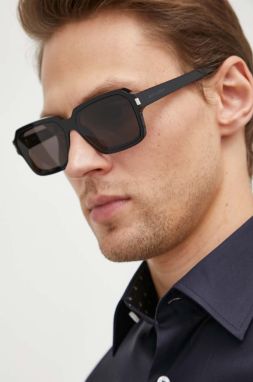 Slnečné okuliare Saint Laurent pánske, čierna farba, SL 611
