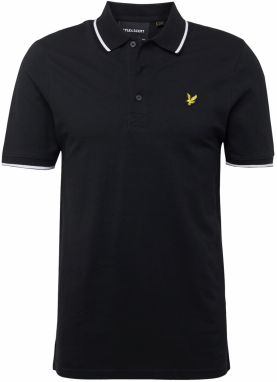 Lyle & Scott Tričko  žltá / čierna / biela