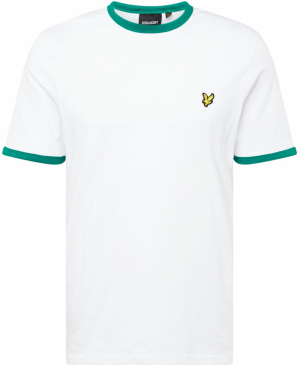 Lyle & Scott Tričko 'Ringer'  žltá / smaragdová / čierna / biela